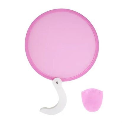 Foldable Handle Fan with Pouch