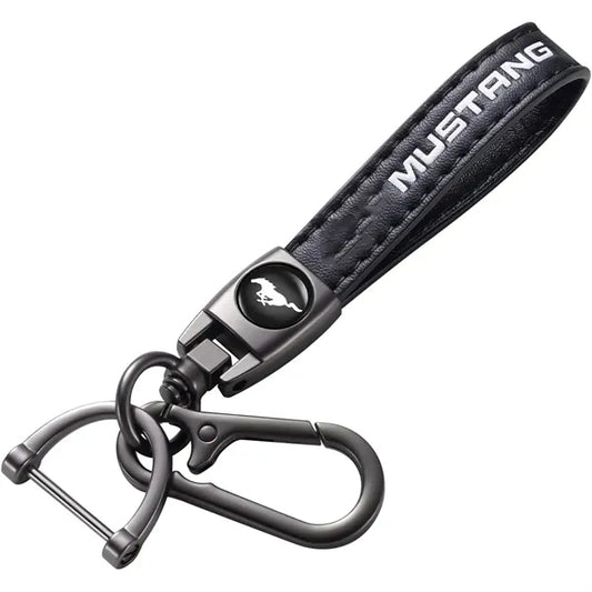 Leather Car Keychain