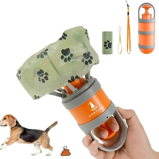 Portable Pet Pooper Scooper with Waste Bags