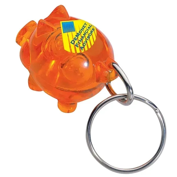 Acrylic Piggy Keychain