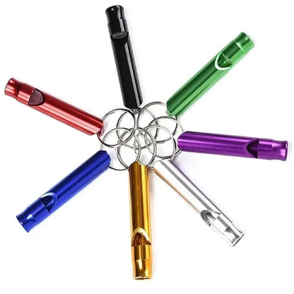 Aluminum Whistle Keychain