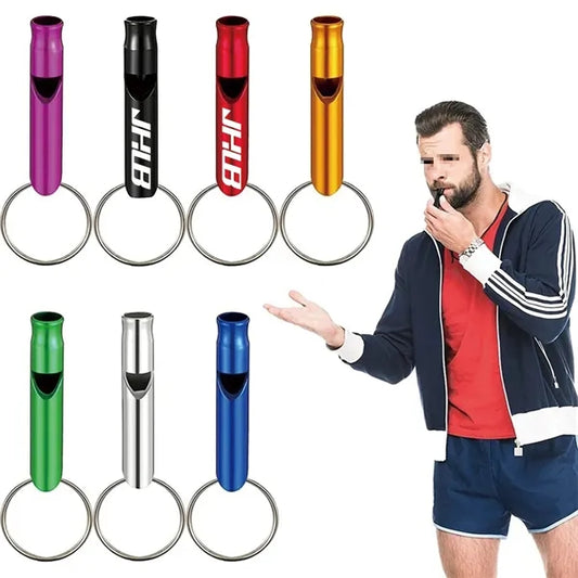 Aluminum Whistle Keychain
