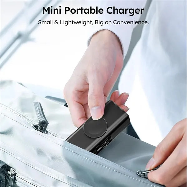 Mini  power bank 5000mAh  with watch charger