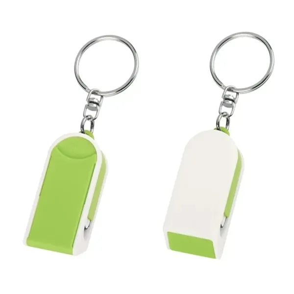 Phone Stand And Screen Cleaner Combo Key Chain