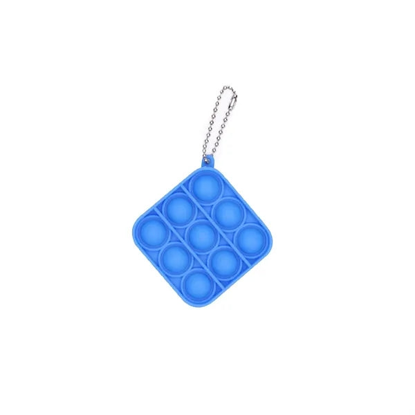 Square Shape Push Pop Bubble w/ Bead