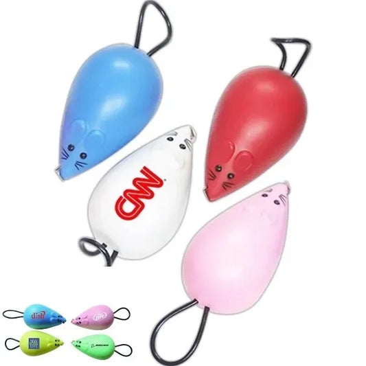 Mouse Shape Tape Measure with Tail Ring Rope