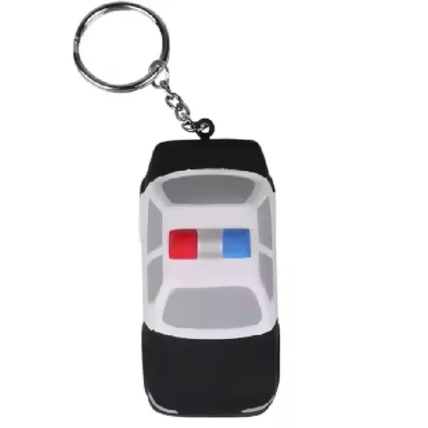 Police Car Stress Reliever Key Chain