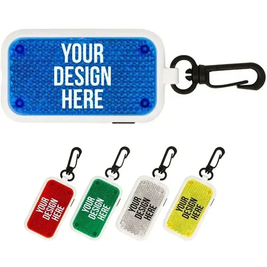 Flashing LED Safety Reflector