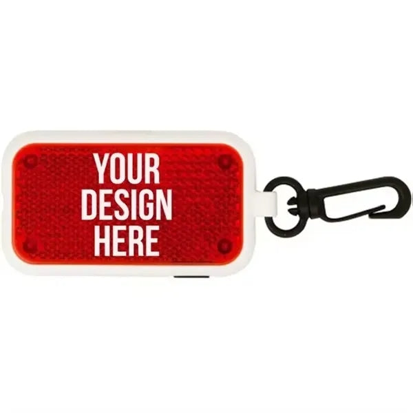 Flashing LED Safety Reflector