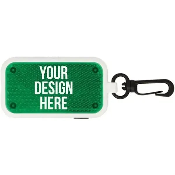 Flashing LED Safety Reflector