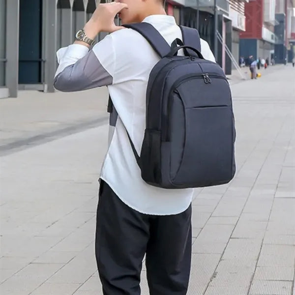 Business Laptop Bag Waterproof Backpack W/ USB Charging Port