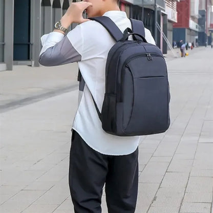 Business Laptop Bag Waterproof Backpack W/ USB Charging Port