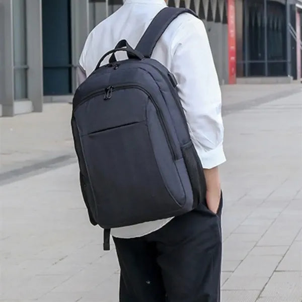 Business Laptop Bag Waterproof Backpack W/ USB Charging Port