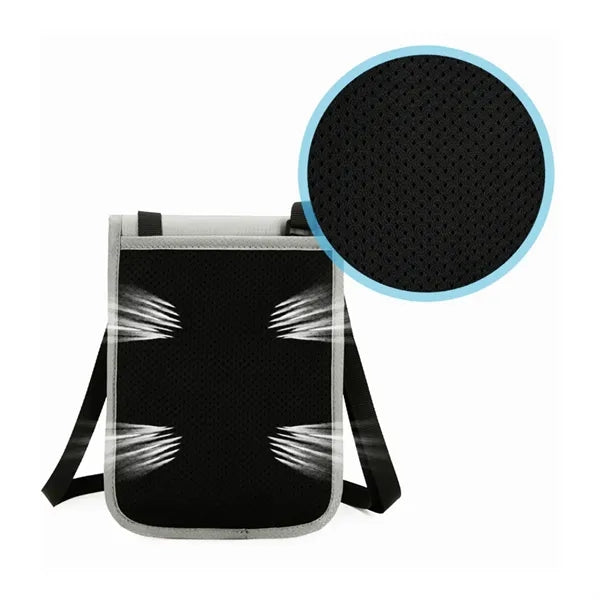 RFID Blocking Neck Passport Wallet Crossbody Travel Pouch