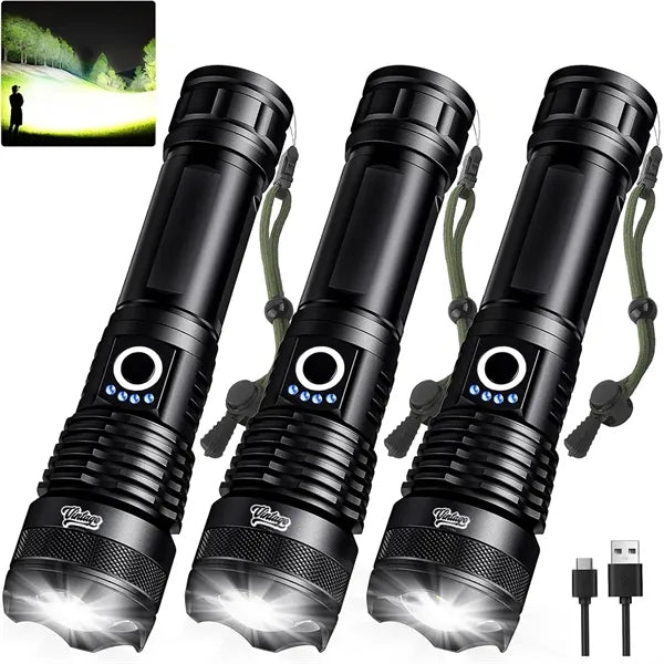 Rechargeable LED Flashlights with USB Cable