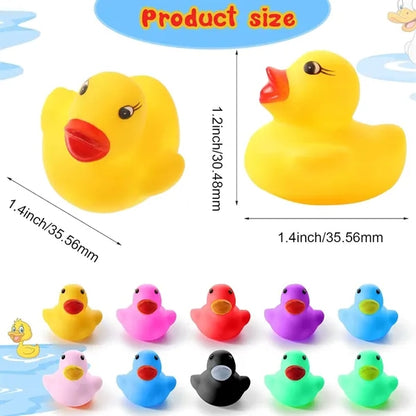 Mini Rubber Ducks Bathtub Toys