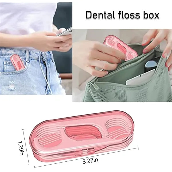 10pcs Professional Toothpicks Sticks with  Storage Cases