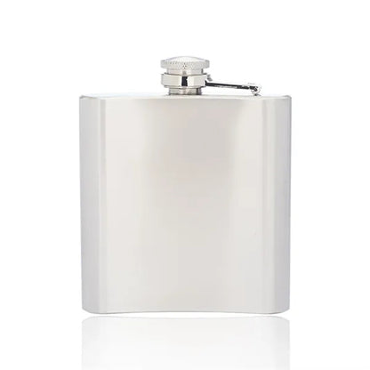 6 oz. Murano Stainless Steel Hip Flasks
