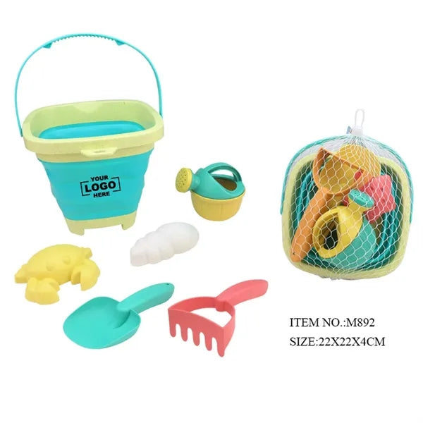 Castle Foldable Beach Sand Buckets Toy