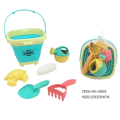 Castle Foldable Beach Sand Buckets Toy