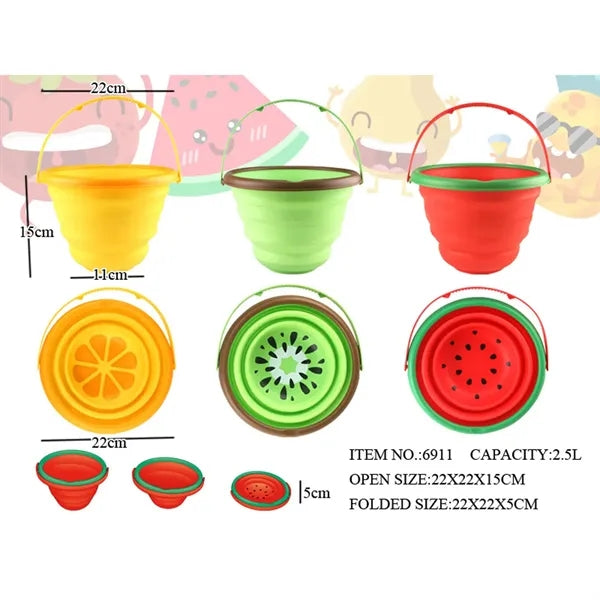 Castle Foldable Beach Sand Buckets Toy