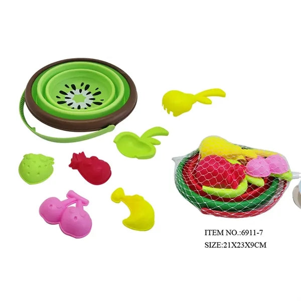 Castle Foldable Beach Sand Buckets Toy
