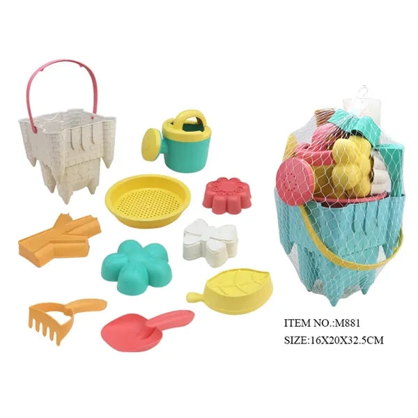 Castle Foldable Beach Sand Buckets Toy