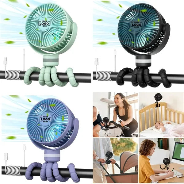 8000mAh Portable Stroller Fan