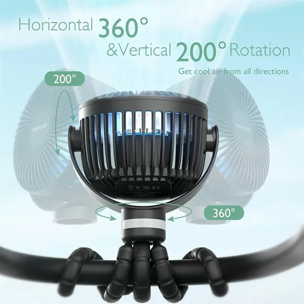 8000mAh Portable Stroller Fan