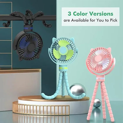 4000mAh Portable Stroller Fan