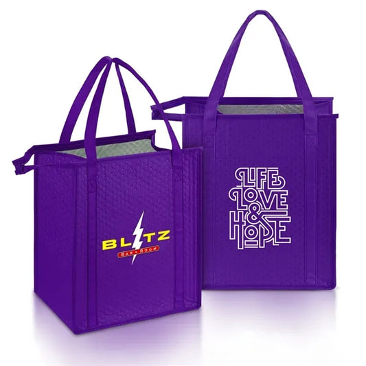 Thermal Non-Woven Grocery Cooler Bag (Screen Print)