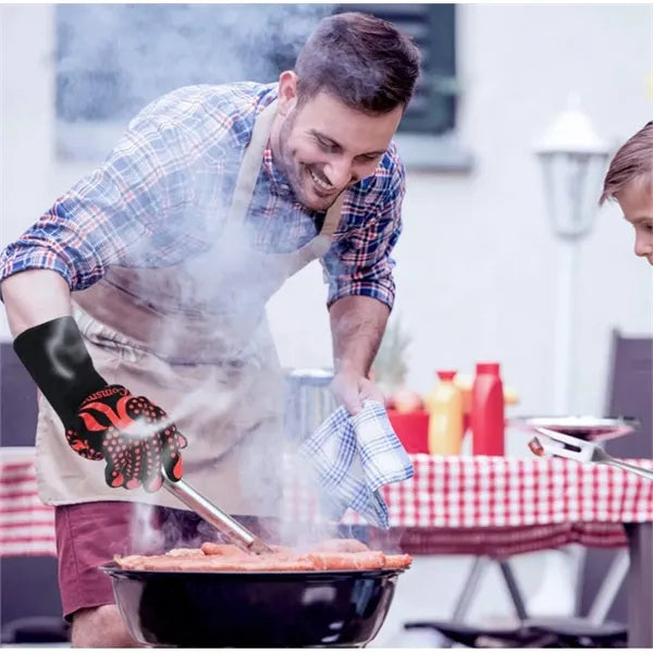 BBQ Flame-Resistant High-Temp Gloves