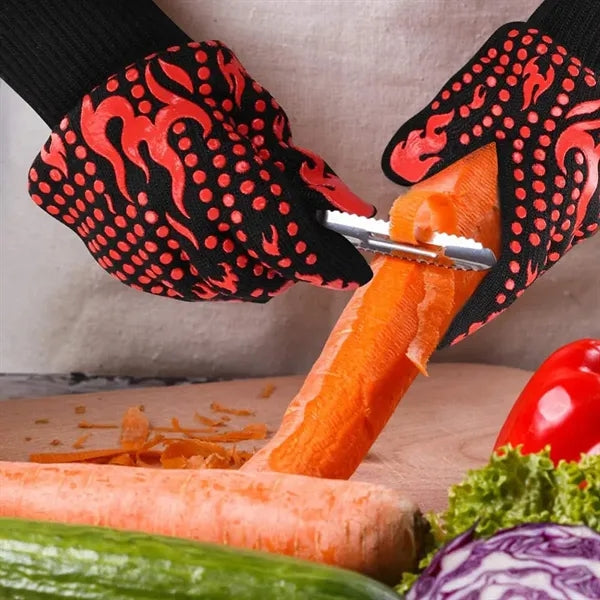 BBQ Flame-Resistant High-Temp Gloves
