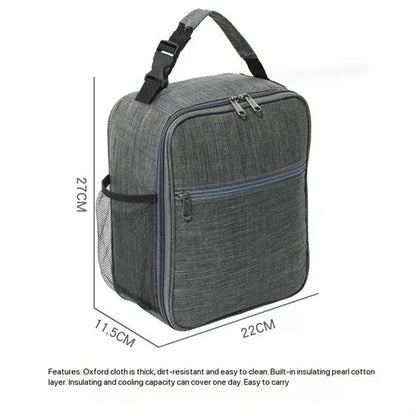 Premium Insulated Meal Prep Lunch Tote Bag