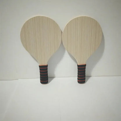 Wooden Beach Paddle Ball Set