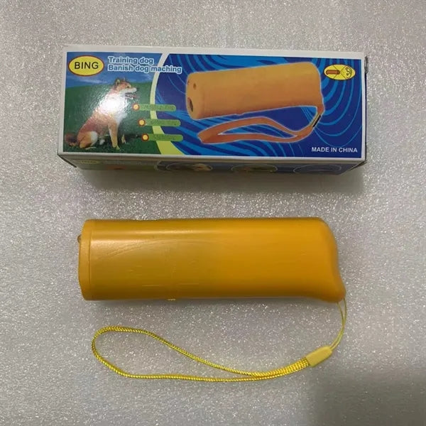 3-in-1 Ultrasonic Dog Chaser Trainer with Flashlight