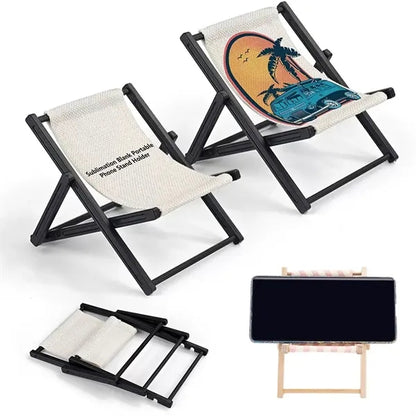Mini Folding Chair Cell Phone Stand
