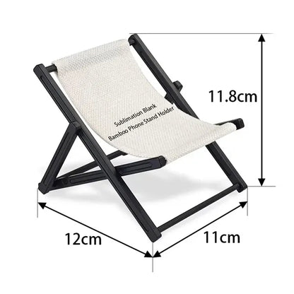 Mini Folding Chair Cell Phone Stand