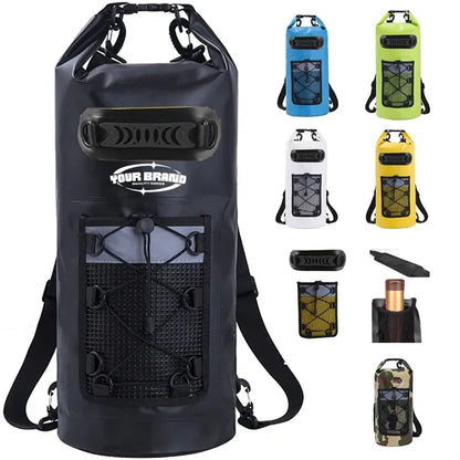 20L Roll Top Backpacks Waterproof Floating Marine Dry Bags