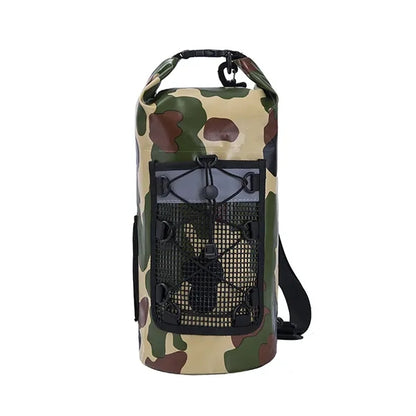 20L Roll Top Backpacks Waterproof Floating Marine Dry Bags