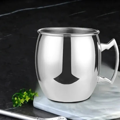 18oz Stainless Steel Moscow Mule Mug with Handle