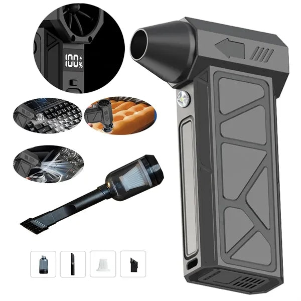 Multi Functional Fan Air Duster 4-Speed Adjustable Wind Set