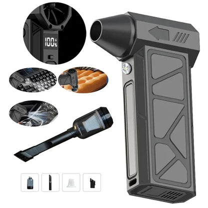 Multi Functional Fan Air Duster 4-Speed Adjustable Wind Set