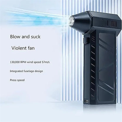Multi Functional Fan Air Duster 4-Speed Adjustable Wind Set
