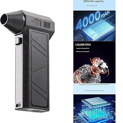 Multi Functional Fan Air Duster 4-Speed Adjustable Wind Set