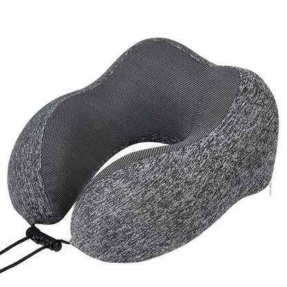 Cationic fabric Foldable Memory Foam Neck Protection Pillow