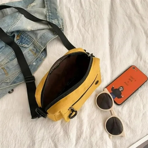 Travel Crossbody Bag with Luggage Strap
