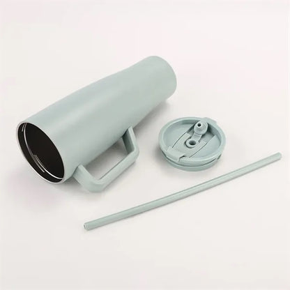 40 oz. Portable Tumbler with Straw Handle