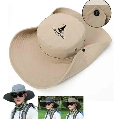 Breathable Wide Brim Bucket Hat