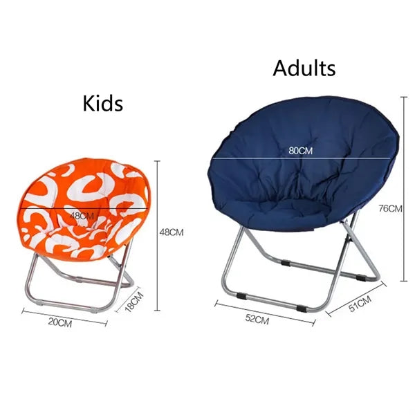 Foldable Moon Lounge Chair for Relaxation